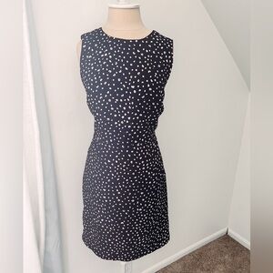 NWT She + Sky Spotted Dress in Black and White